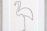 Picasso's Flamingo, stampa digitale Line Art - Foto by Westwing