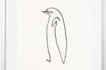 Picasso's Penguin, stampa digitale Line Art - Foto by Westwing