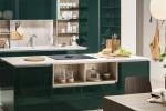 Cucina Lounge di Veneta cucine nel colore Verde Alpi