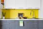 Cucina IKEA in giallo e grigio - credits Pinterest
