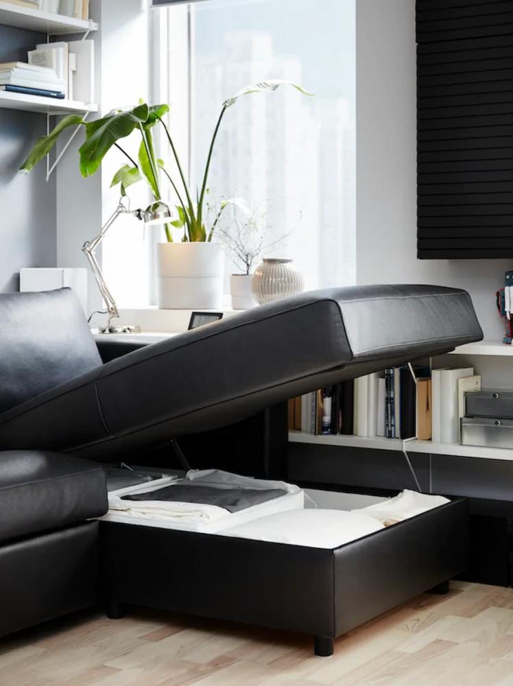 Arredo soggiorno, soluzioni con divano IKEA