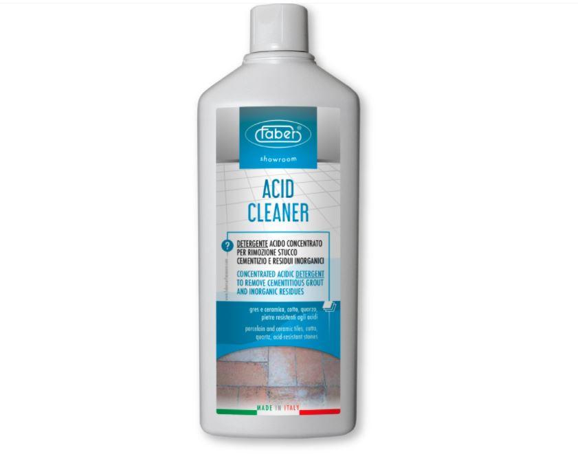 Acid cleaner della Faber per pulizia dopo cantiere