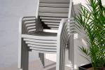 Sedie alluminio Sjaelland Ikea impilabile