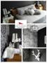 Camera da letto nera, foto by Idee di spazio interior design