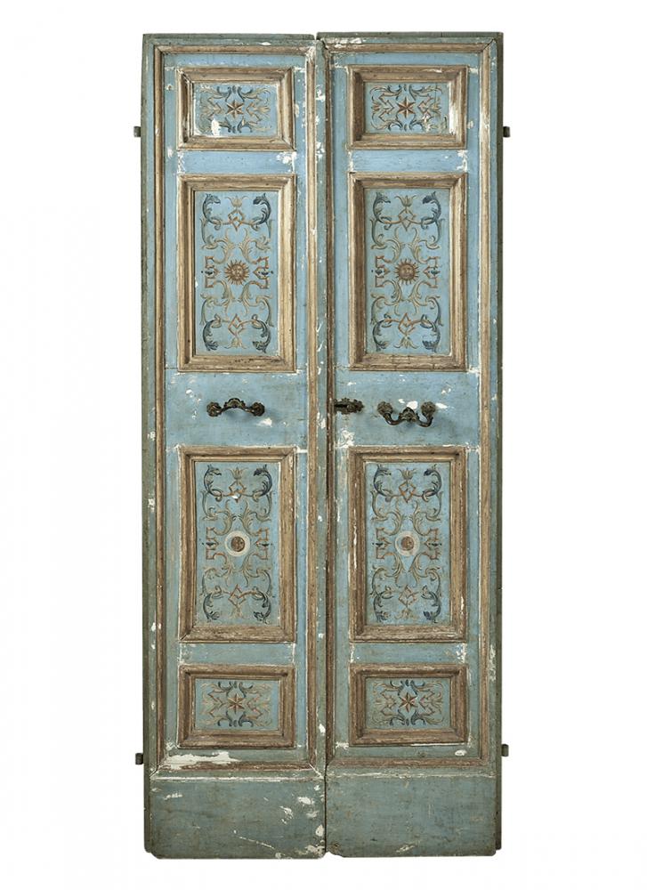 Porta seicentesca con decorazioni policrome, by Porte del Passato