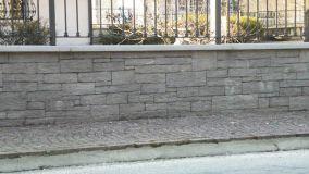 Rivestimento muro di cinta con pietra naturale o ricostruita