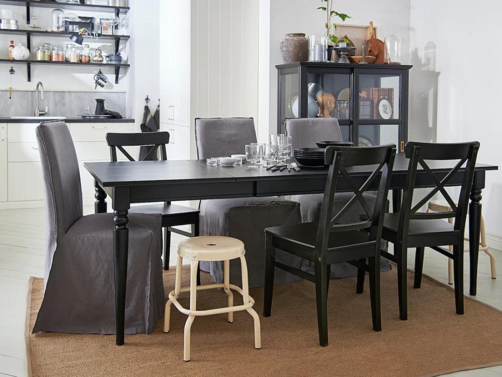 Tavoli da cucina in legno classico, IKEA, linea Ingatorp