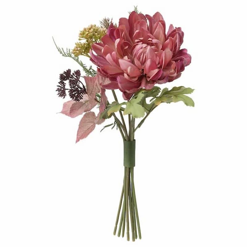 Smycka, bouquet di fiori finti viola Ikea