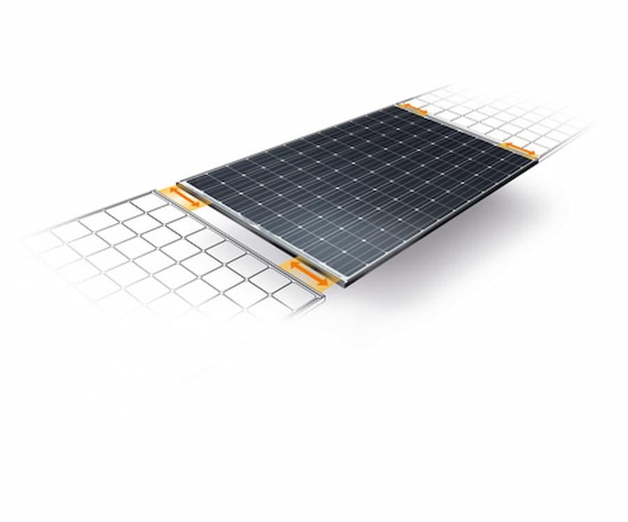 Pannelli fotovoltaici con tecnologia back-contact, modello Hit Powerful, Panasonic