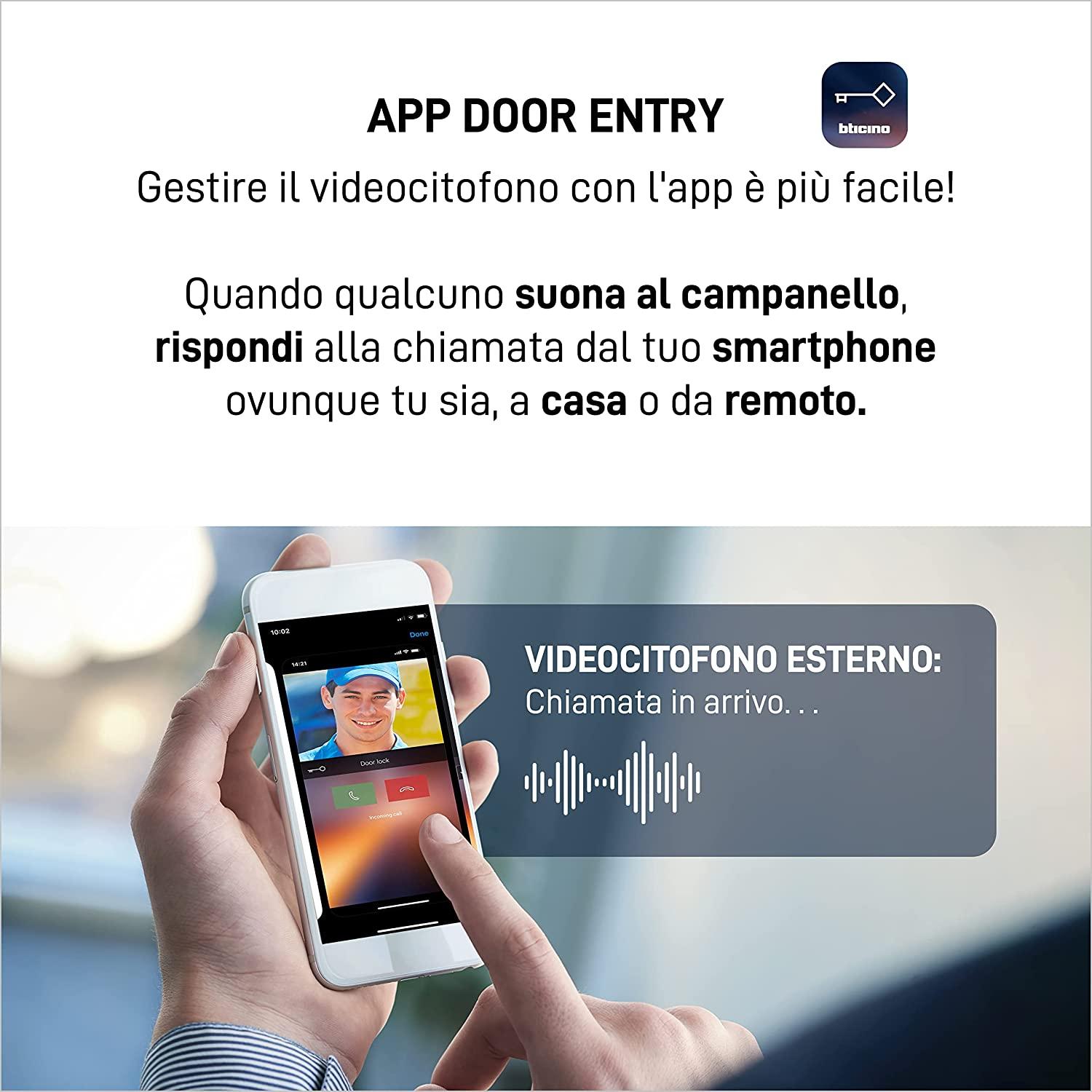 Controllo videocitofono con app