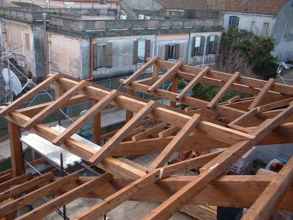 Abbaino in legno sul tetto - De Raco Costruzioni