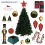 Shopping List di Idee di Spazio - albero di Natale in stile tradizionale