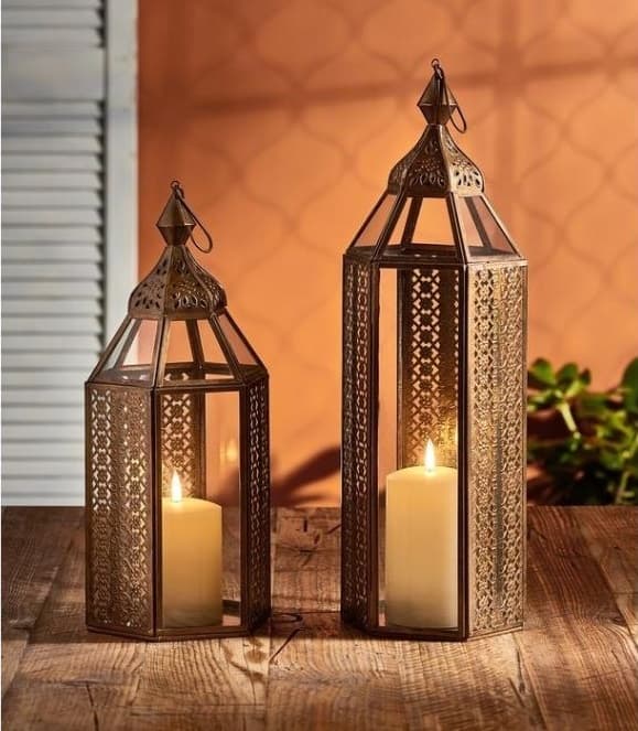Kerzen im arabischen Dekor, von mbsdesign.fr 
