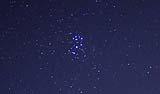Pleiadi catturate con una reflex. Foto di Daniele F. Toscana