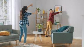 Decorare casa con composizioni di cornici Ikea