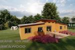 Mattoni in legno, casa modello Roxanne - Brickawood