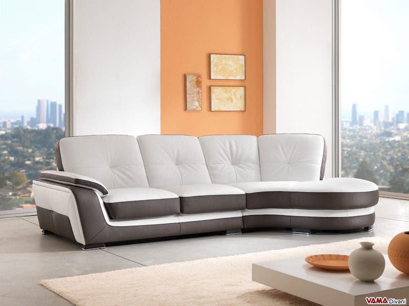 Speed ​​semicircular peninsula sofa - Photo: VAMA Divani