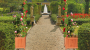 Arco per rose rampicanti in legno con fioriere - Foto: ManoMano