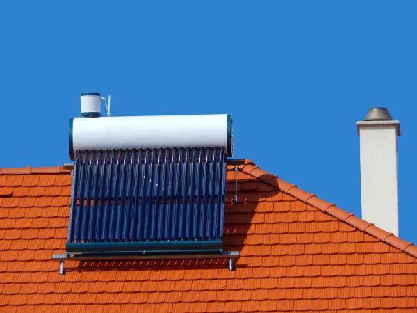 Solar panel for domestic hot water
