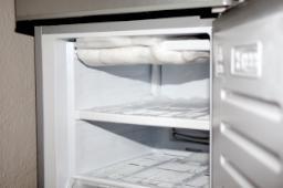 Ghiaccio in freezer