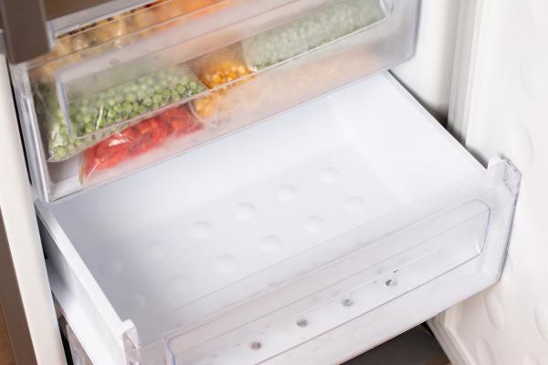 Il cassettone del freezer