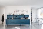 Frame Kitchen, colore blu - Foto: Fantin
