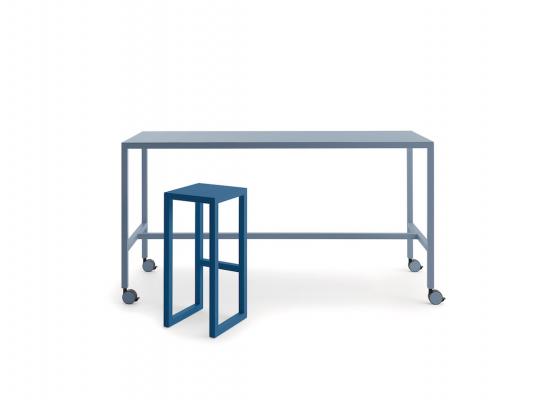 Frame Stool e Workbench, colore blu - Foto: Fantin