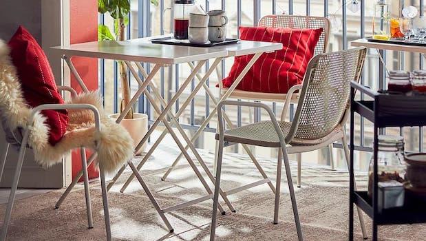 TORPARÖ tavolo da balcone, bianco, 50 cm - IKEA Italia