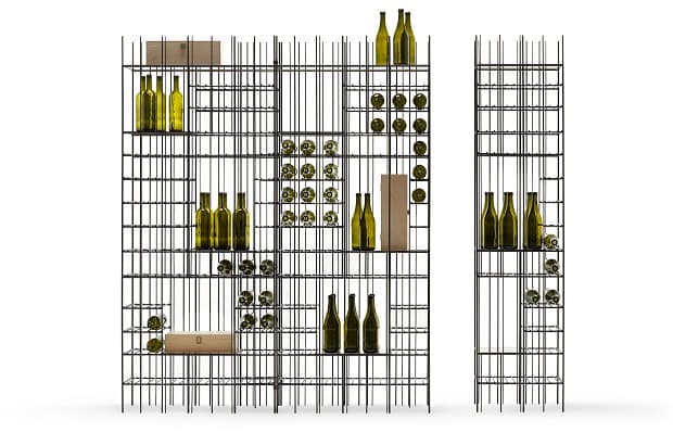 Ideas de muebles de garaje de vino Metrica