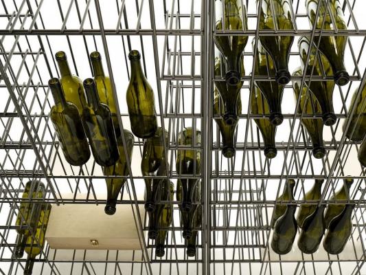 Arredamento garage Winery Metrica bottiglie