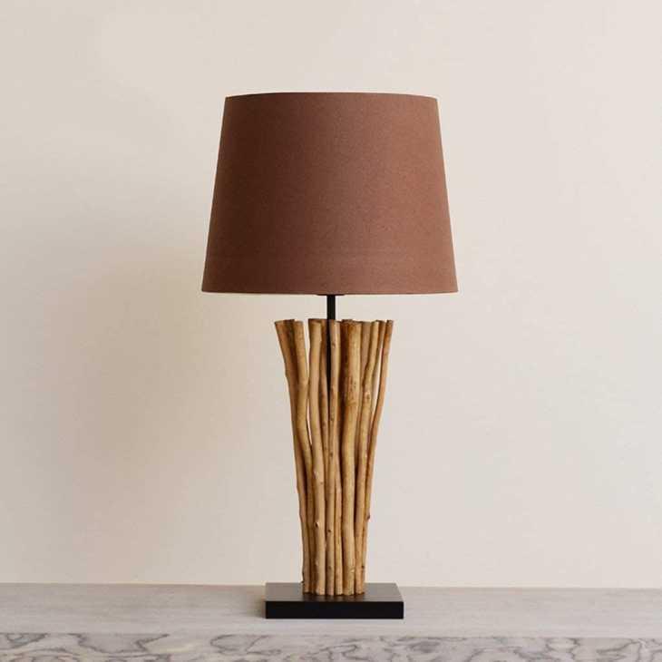 Tomyeus by Amazon Design-Tischlampe aus Holz