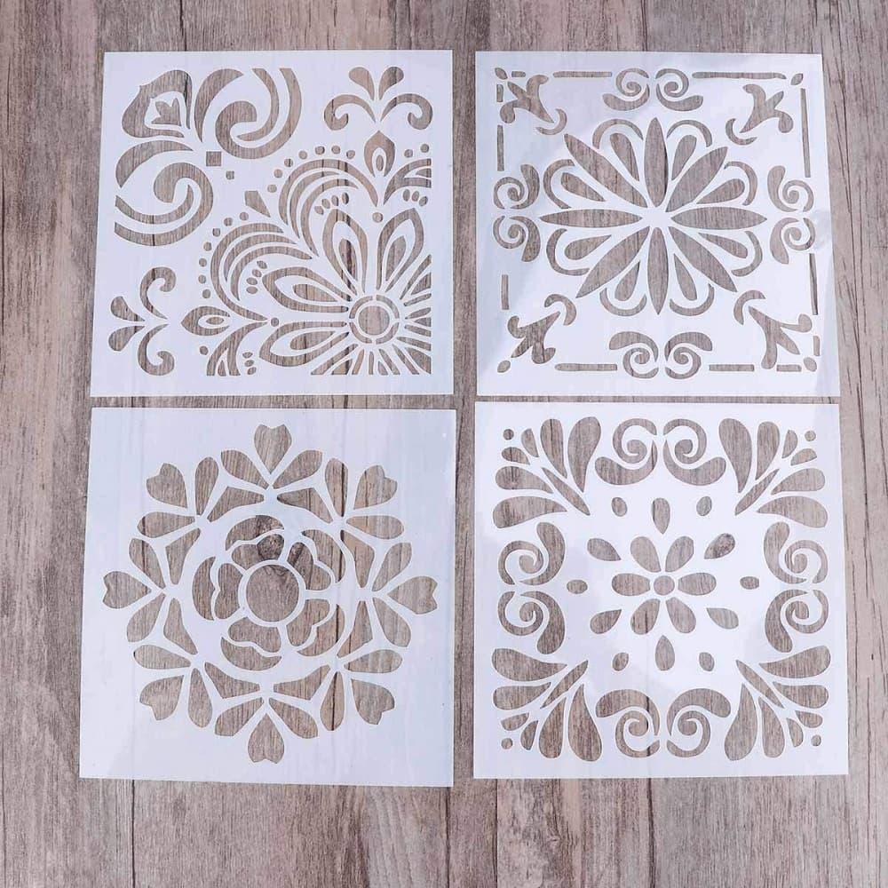 Stencil Geco 4,5x6 Pollici - Sagoma Rettile Per Pittura, Tema Southwest Desert - Stencils By Joanie