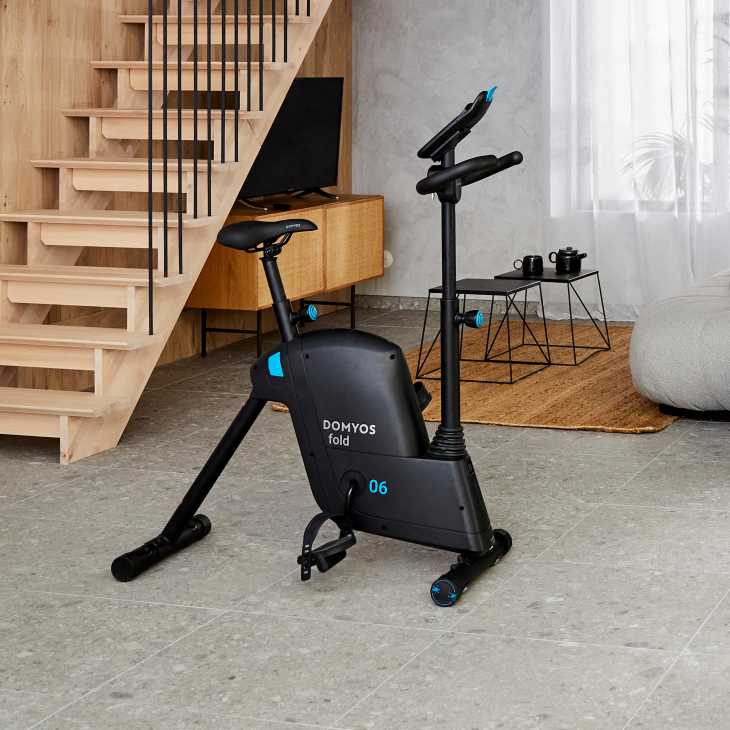 Domyos EB FOLD folding and connected exercise bike by Decathlon