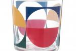 Bicchiere colorato Geometri Maisond du Monde