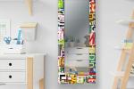 Specchio da parete Colorful Letters by Kimy Design