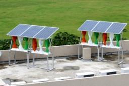 Una installazione domestica dei moduli Solarmill