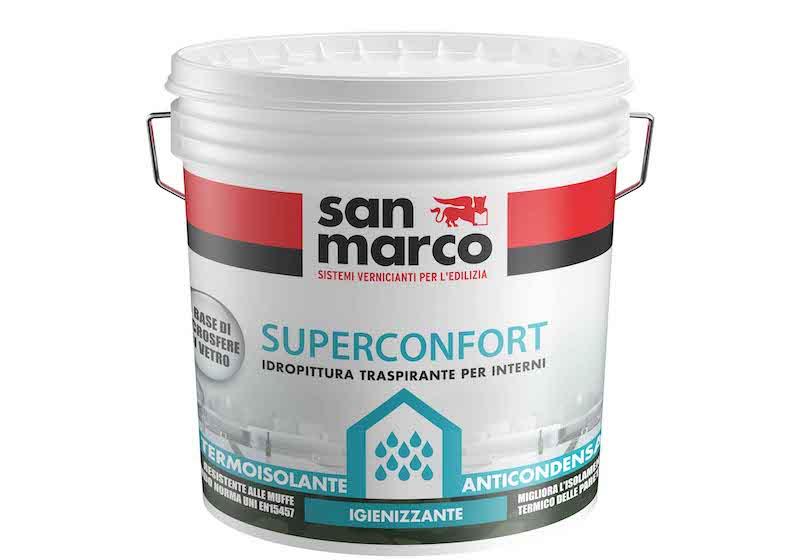 Anti-mold and anti-condensation paint for interiors, Superconfort - Photo: San Marco