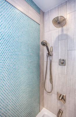 Mosaico nella doccia