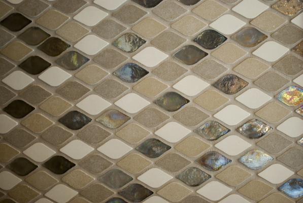 Mosaico per pavimento del bagno