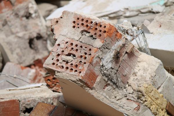 Materials of different nature from demolitions