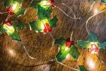 Luci di Natale bìvintage agrifoglio da thejollychristmasshop