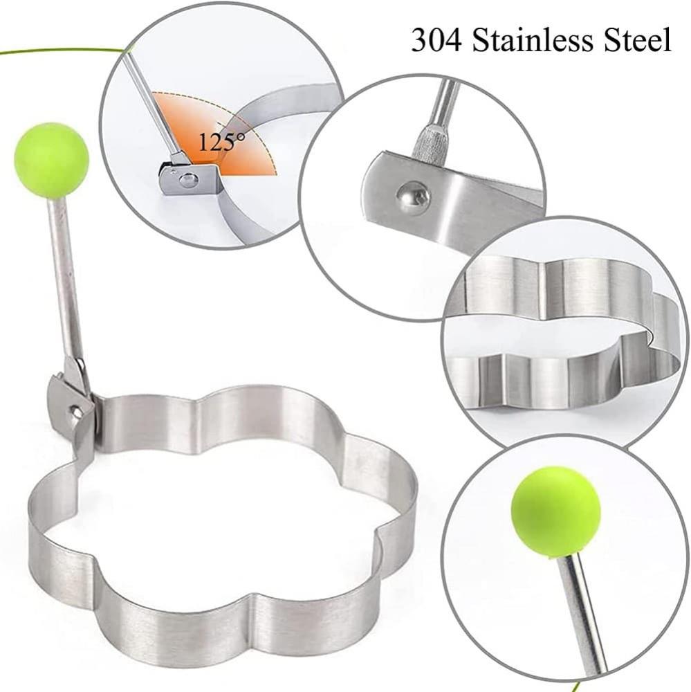 8 Anelli Per Mousse In Acciaio Inox 8x2 Cm – Stampo Rotondo Per Dessert E Dolci Fai Da Te