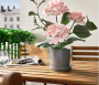 Vaso con fiori finti Rosa Pallido di Ikea