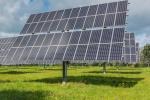 Moderno campo fotovoltaico