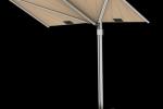 Un ombrellone realizzato con tessuto fotovoltaico Lumiweave