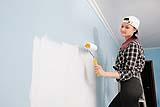 Tinteggiatura parete  con rullo