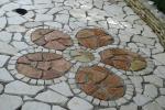 Decoro pavimentazione pietra di Trani - Castelli Romani