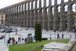 Acquedotto Romano a Segovia realizzato con cementizio e muratura di tufo