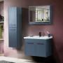 Mobile bagno blu effetto legno by InBagno