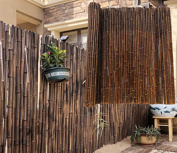 Casa.pro Frangivista In Bambù 180x500 Cm - Schermatura Per Giardino, Balcone E Terrazza, Effetto Naturale, Frangivento